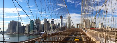 NYC brooklyn Köprüsü panorama