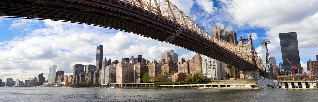 NYC Queensboro Bridge panorama