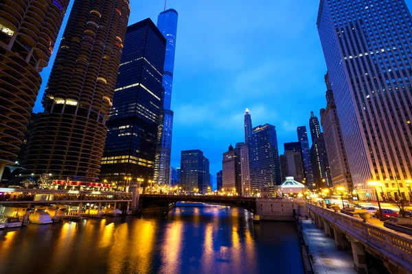 Chicago River Walk Stock Image