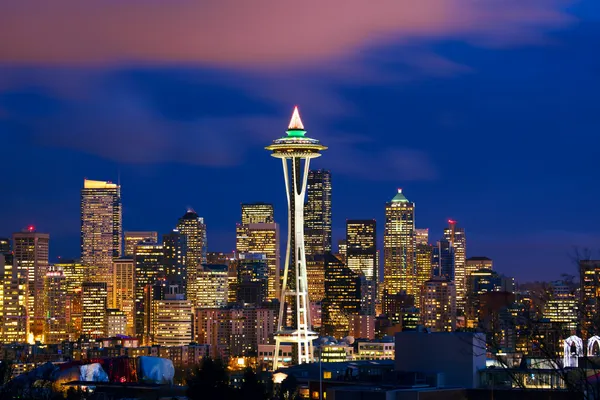 Horizonte de Seattle — Foto de Stock
