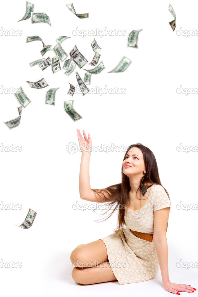 Girl and money