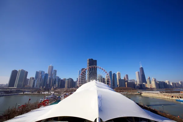 Chicagon horisontti — kuvapankkivalokuva