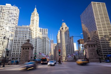 Magnificent Mile in Chicago clipart