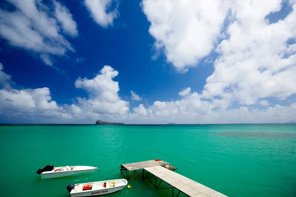 Bryggan i mauritius — Stockfoto