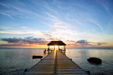 Mauritius günbatımı