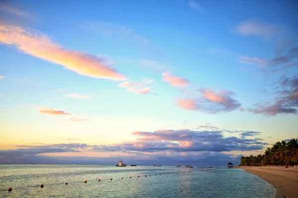 Mauritius sunset — Stockfoto