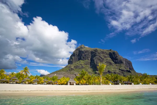 Mauritius biały plaży — Zdjęcie stockowe