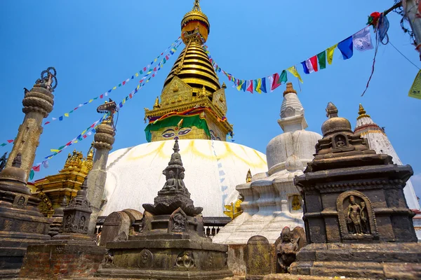 Τη Στούπα Swayambhunath — Φωτογραφία Αρχείου