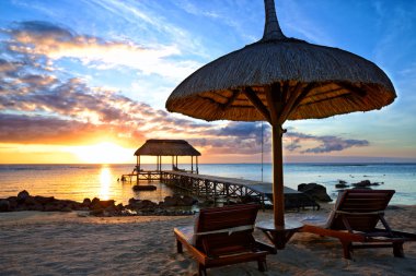 Mauritius günbatımı