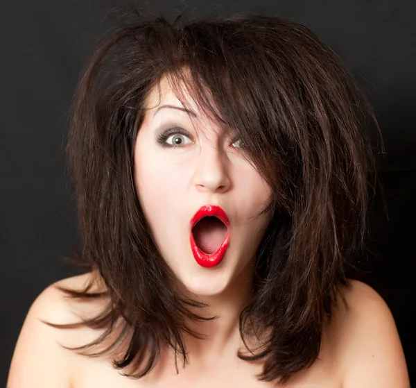 Surprised woman — Stock Photo, Image