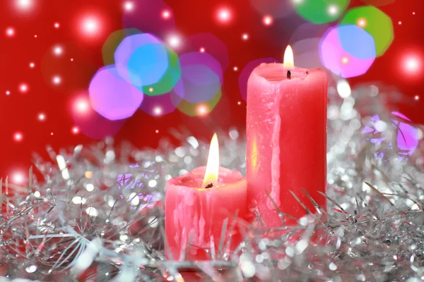 Christmas candles — Stock Photo, Image