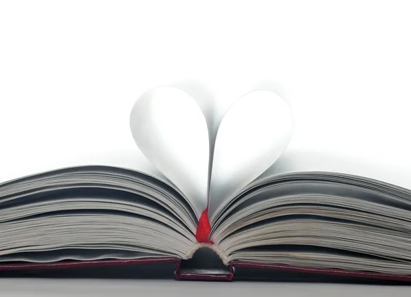 Heart book — Stock Photo, Image