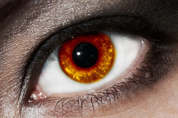 Fiery eye — Stock Photo, Image