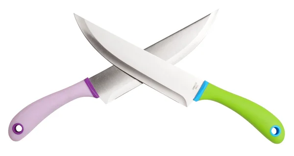 Juego de cuchillos. Aislado —  Fotos de Stock