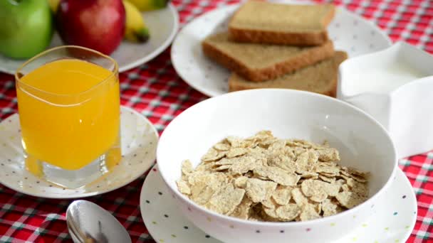 Desayuno — Vídeos de Stock