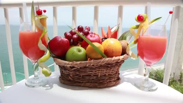 Tropische Früchte — Stockvideo