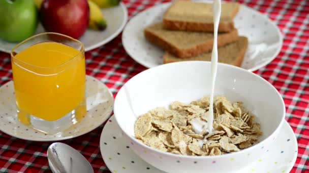 Desayuno — Vídeos de Stock