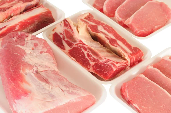 Fleisch. isoliert — Stockfoto