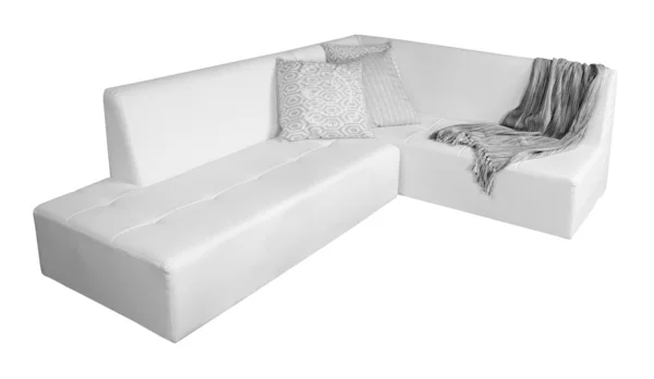 Breites Sofa. isoliert — Stockfoto