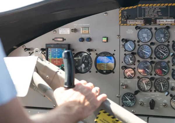 Watervliegtuig cockpit — Stockfoto