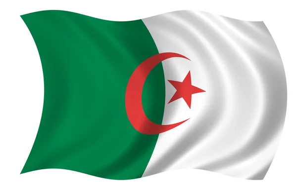 アルジェリアの国旗 — ストック写真