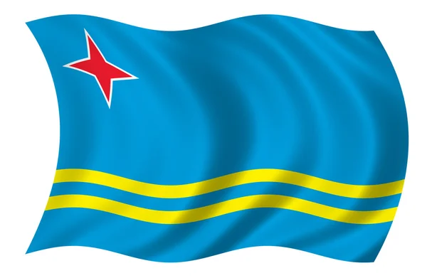Aruba Flag — Stock Photo, Image