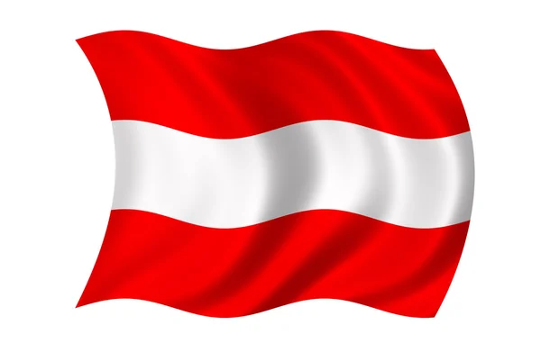 Austria Flag — Stock Photo, Image