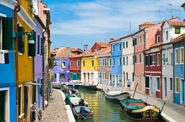 Idyllic Place in Burano Venice — Stock Photo, Image