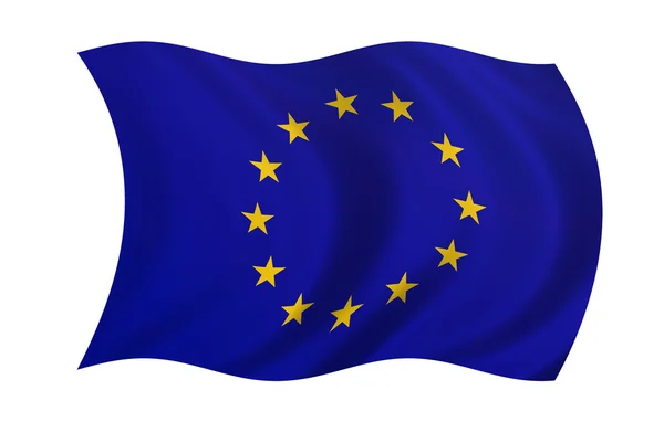 Bandera Europa — Foto de Stock