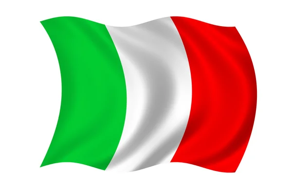 Italienische Flagge — Stockfoto