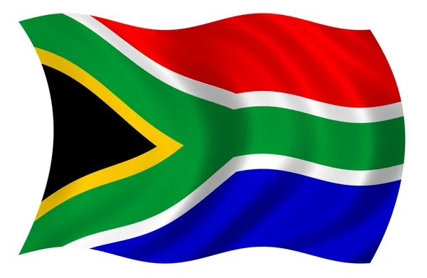 Sydafrika flagga — Stockfoto