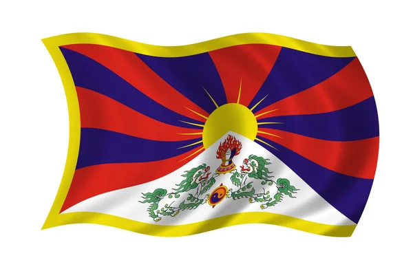 Bandeira do Tibete — Fotografia de Stock
