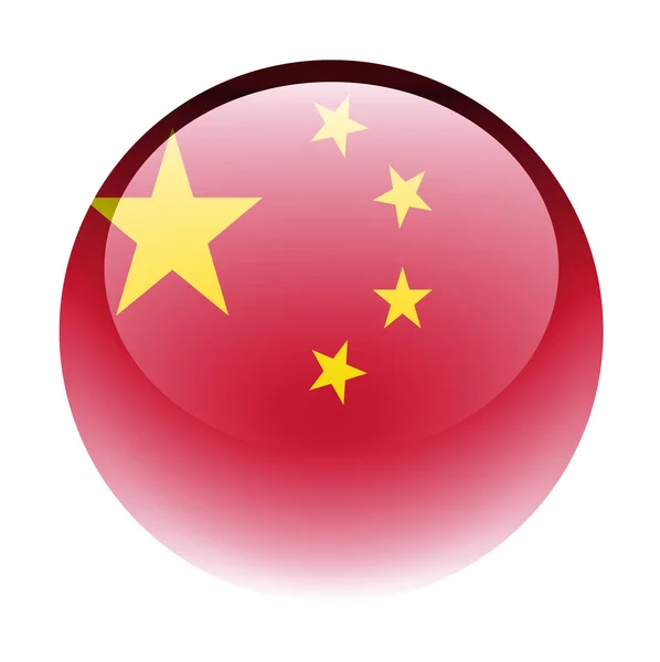 Кнопка страны аква Китай — стоковое фото