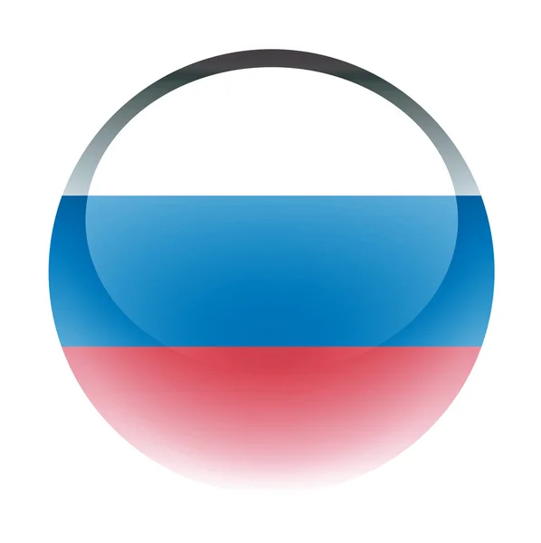 Aqua Country Button Russia — Stock Photo, Image