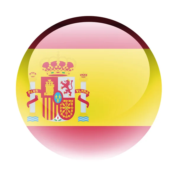 Aqua 国家按钮西班牙 — 图库照片