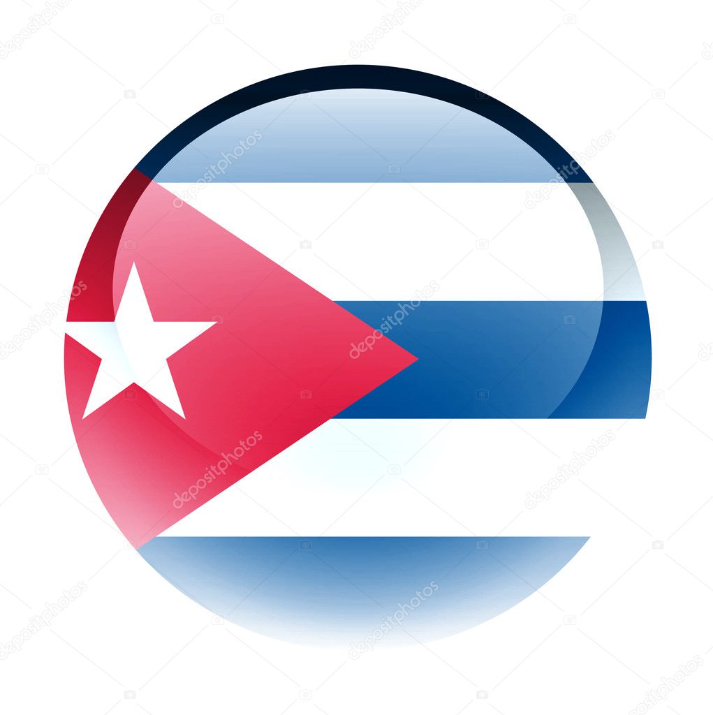 Aqua Country Button Cuba