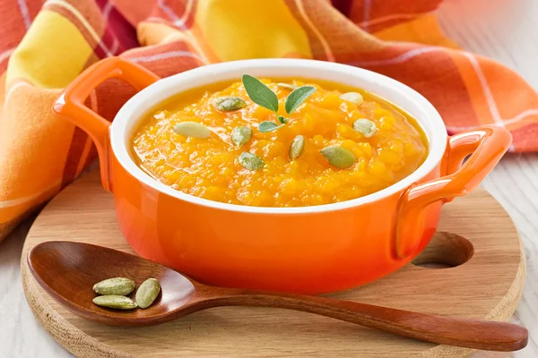 Sopa de calabaza — Foto de Stock