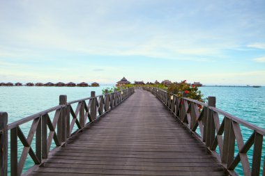 Serenity boardwalk tropikal Adası