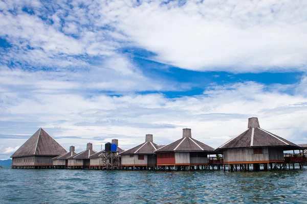 Over water bungalow — Stock Photo, Image