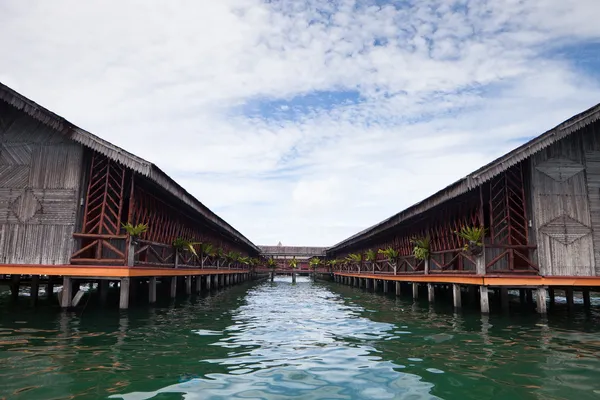 Over water bungalow — Stock Photo, Image