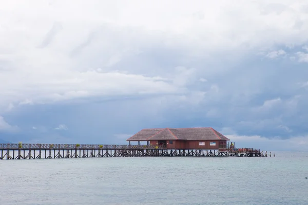 Strandpromenade der Gelassenheit — Stockfoto