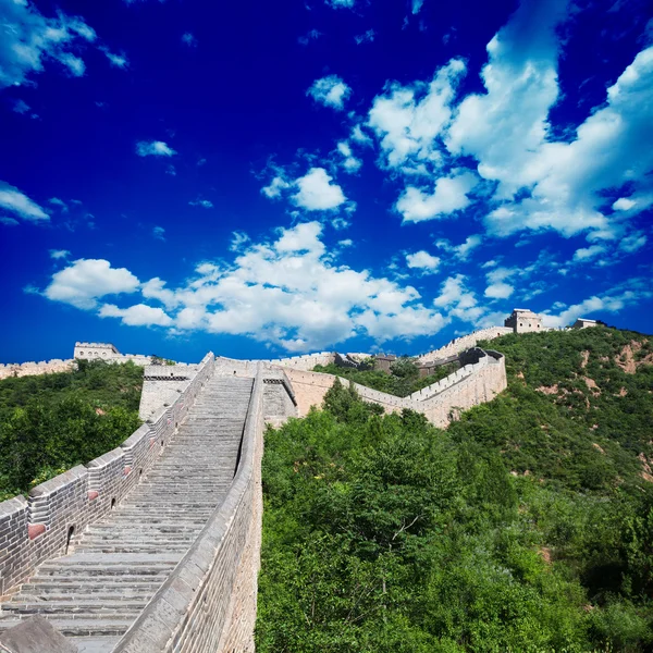 Great Wall of China at Sunny Day — Stock Photo, Image