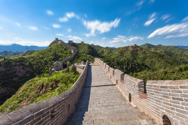 Gran Muralla de China en el Día Soleado — Foto de Stock