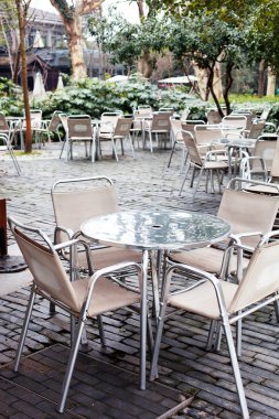 kahve bar açık bir koltukta