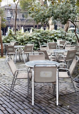 kahve bar açık bir koltukta