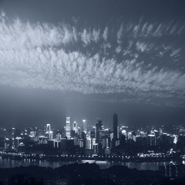 Scena notturna di Chongqing — Foto Stock