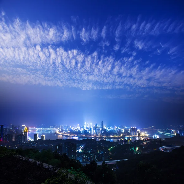 重慶市の夜景 — ストック写真