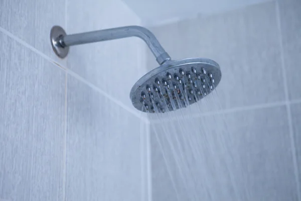 Shower head with water stream — Stock Photo, Image