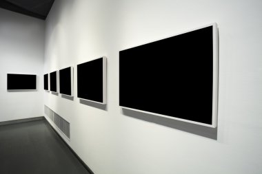 beyaz duvar Sanat Müzesi'nde kareleri