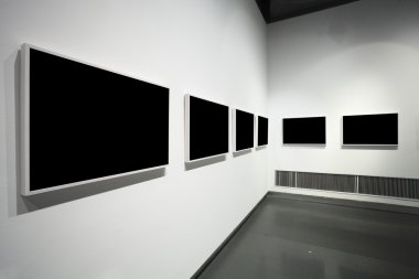 beyaz duvar Sanat Müzesi'nde kareleri